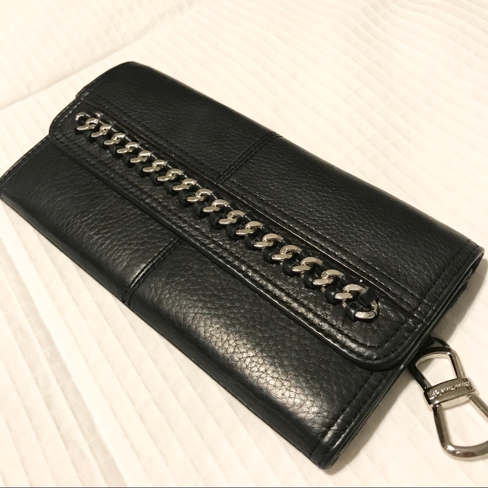 genuine leather b. makowsky wallet